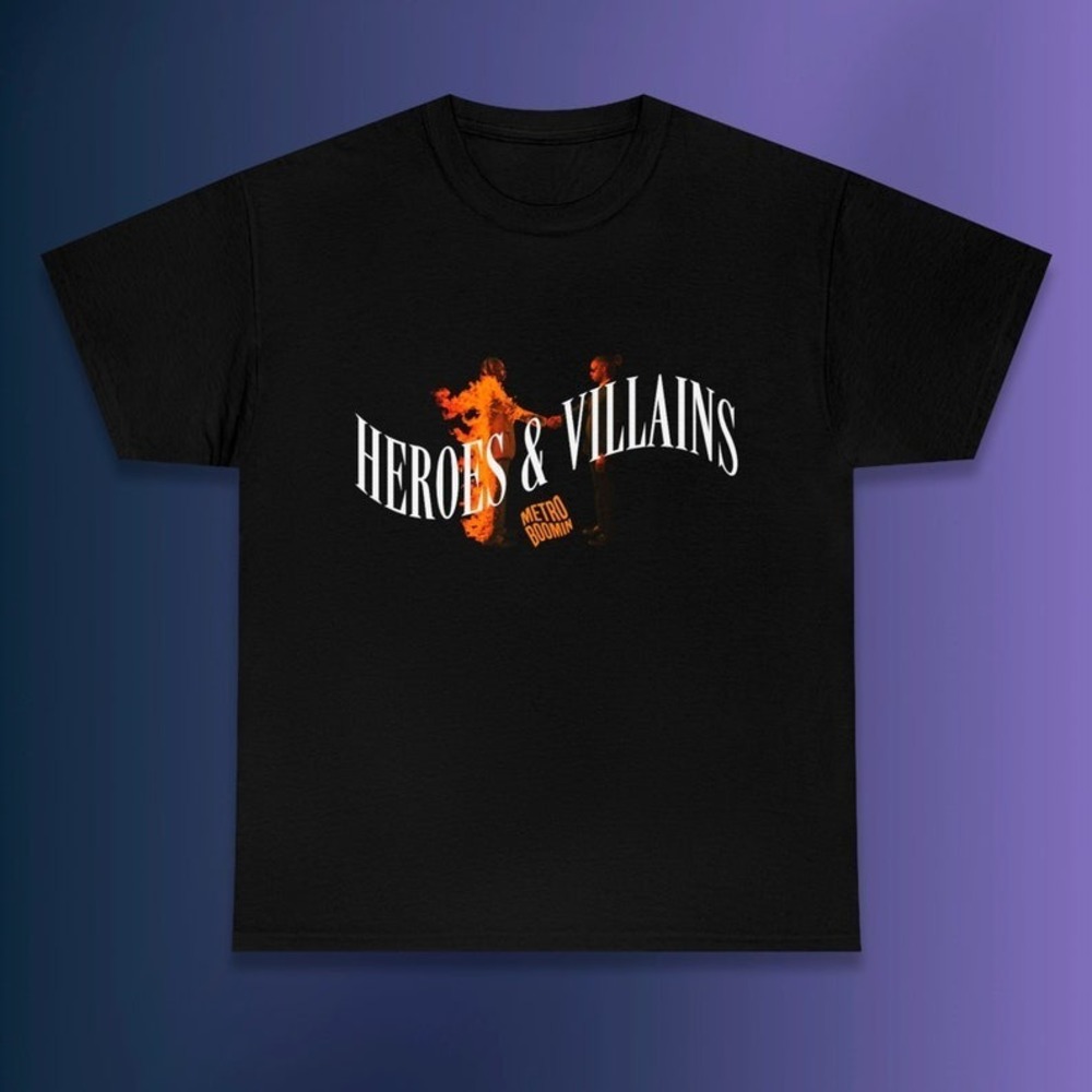 Metro Boomin Heroes & Villains Album Cover Unisex T-shirt Gift For Fan